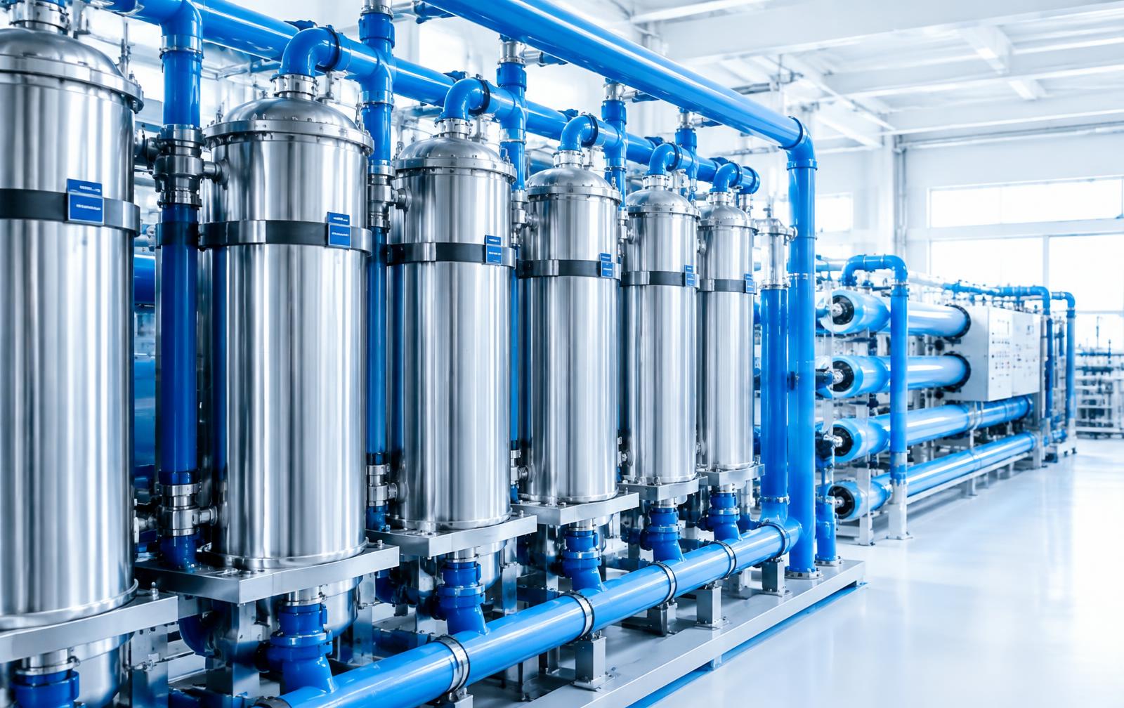 Water treatment membrane vessels
