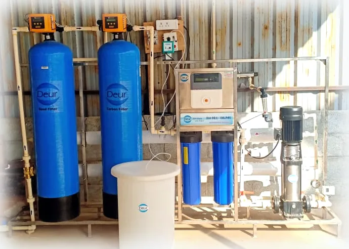 Deur IND 1000 RO plant, 1,000 LPH